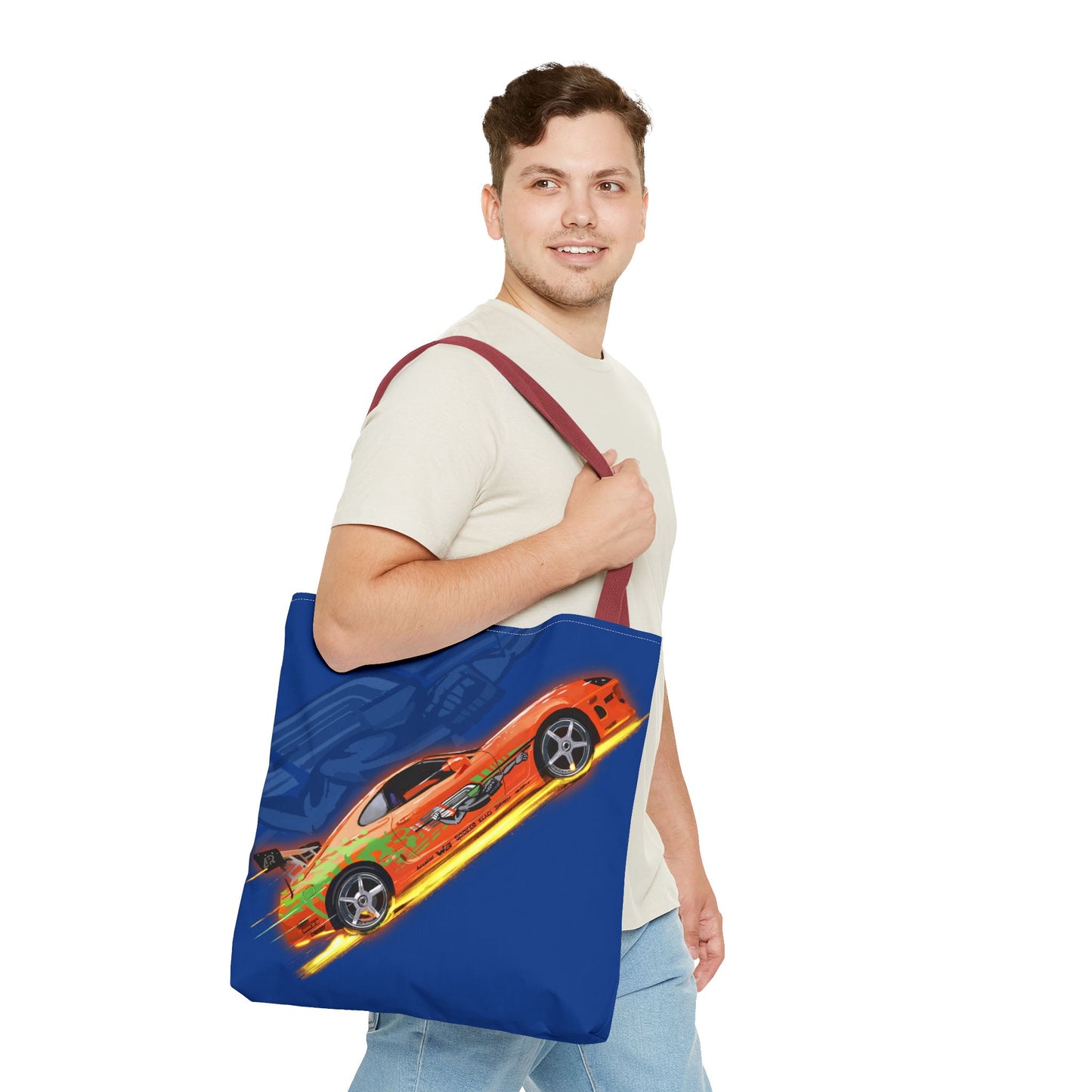 The Fast and Furious Supra Library Carry Tote Bag (AOP)