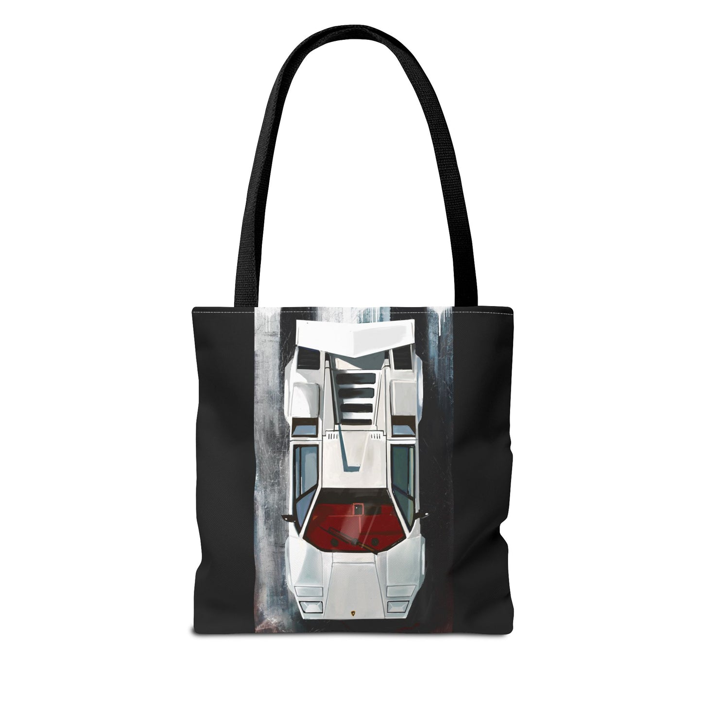 Lamborghini Countach Library Carry Tote Bag (AOP)