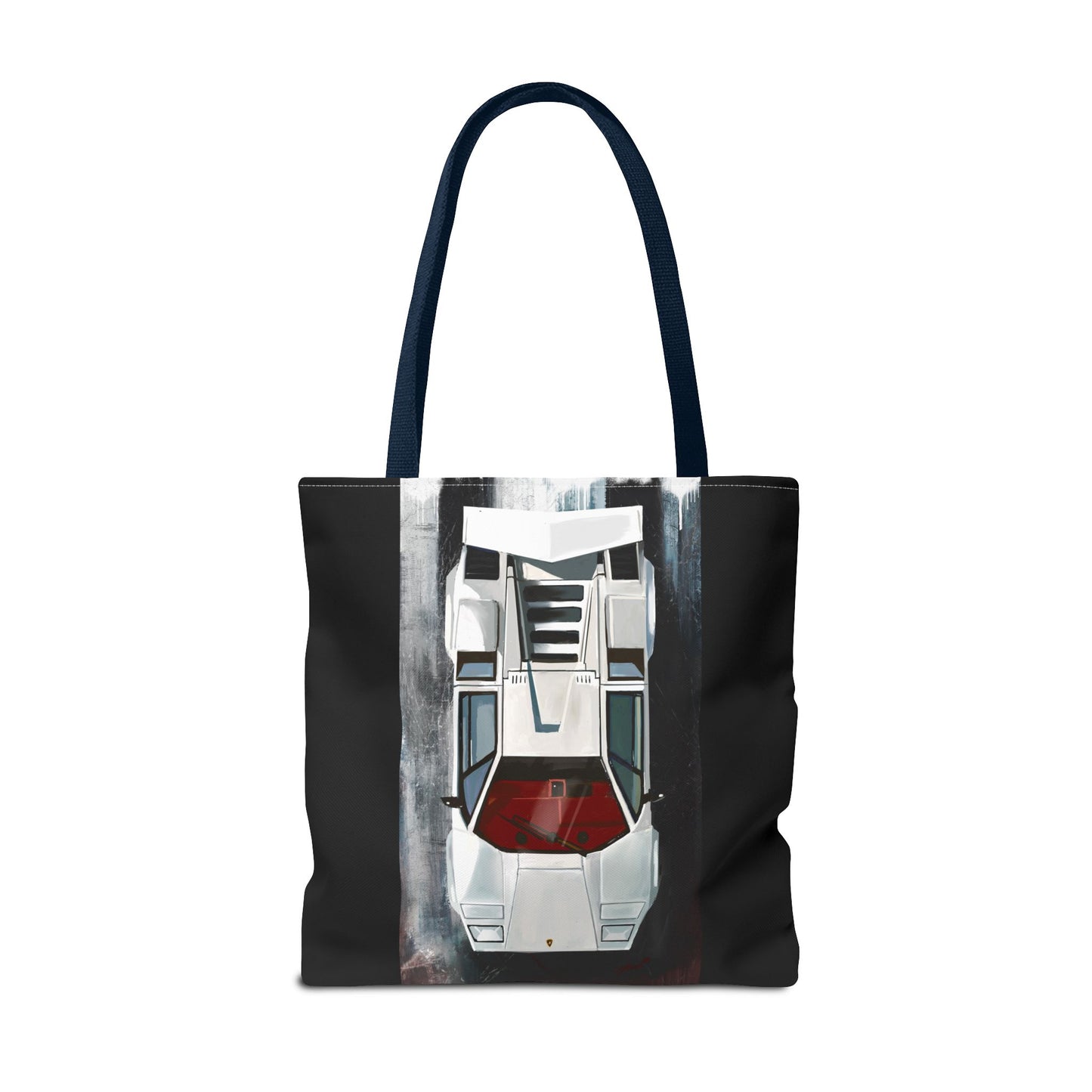 Lamborghini Countach Library Carry Tote Bag (AOP)
