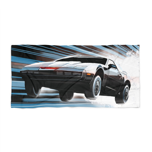 Knight rider Kitt 30x60", 36x72" Beach Towel tv Car Gift