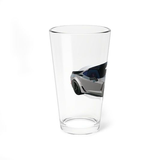 C7 Z06 Corvette Mixing Glass, 16oz Barware - Gifts for Car Enthusiasts, Unique