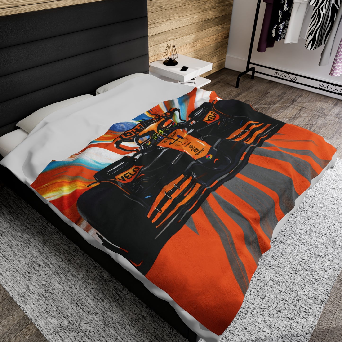 Lando Norris McLaren F1 Microfiber Blanket