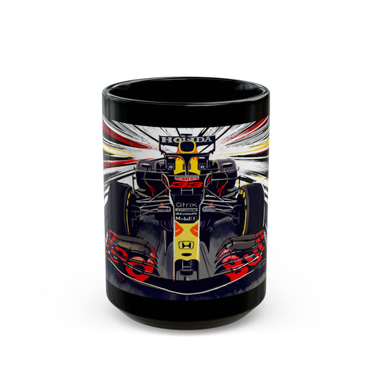 formula one F1 RB16 Black Coffee Tea Mug (11oz, 15oz)