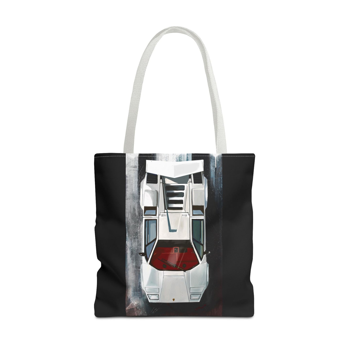Lamborghini Countach Library Carry Tote Bag (AOP)