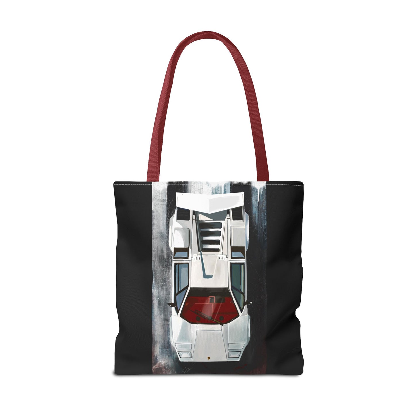 Lamborghini Countach Library Carry Tote Bag (AOP)