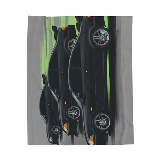 Honda civic fast and furious Microfiber Blanket