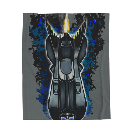 89 Batmobile movie car Microfiber Blanket