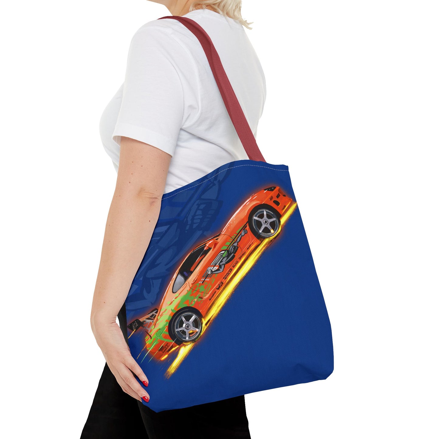 The Fast and Furious Supra Library Carry Tote Bag (AOP)