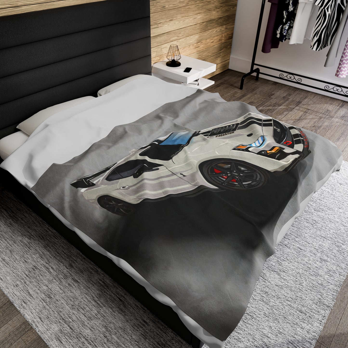 Ford Shelby Mustang GT500 muscle Velveteen Plush Blanket