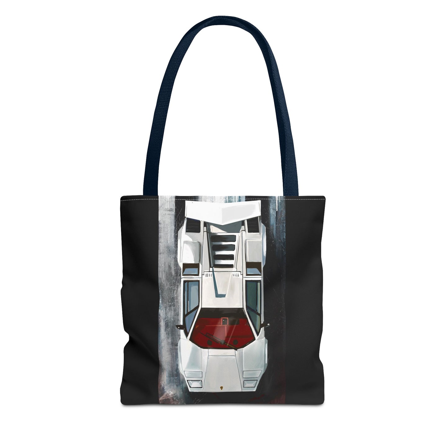 Lamborghini Countach Library Carry Tote Bag (AOP)