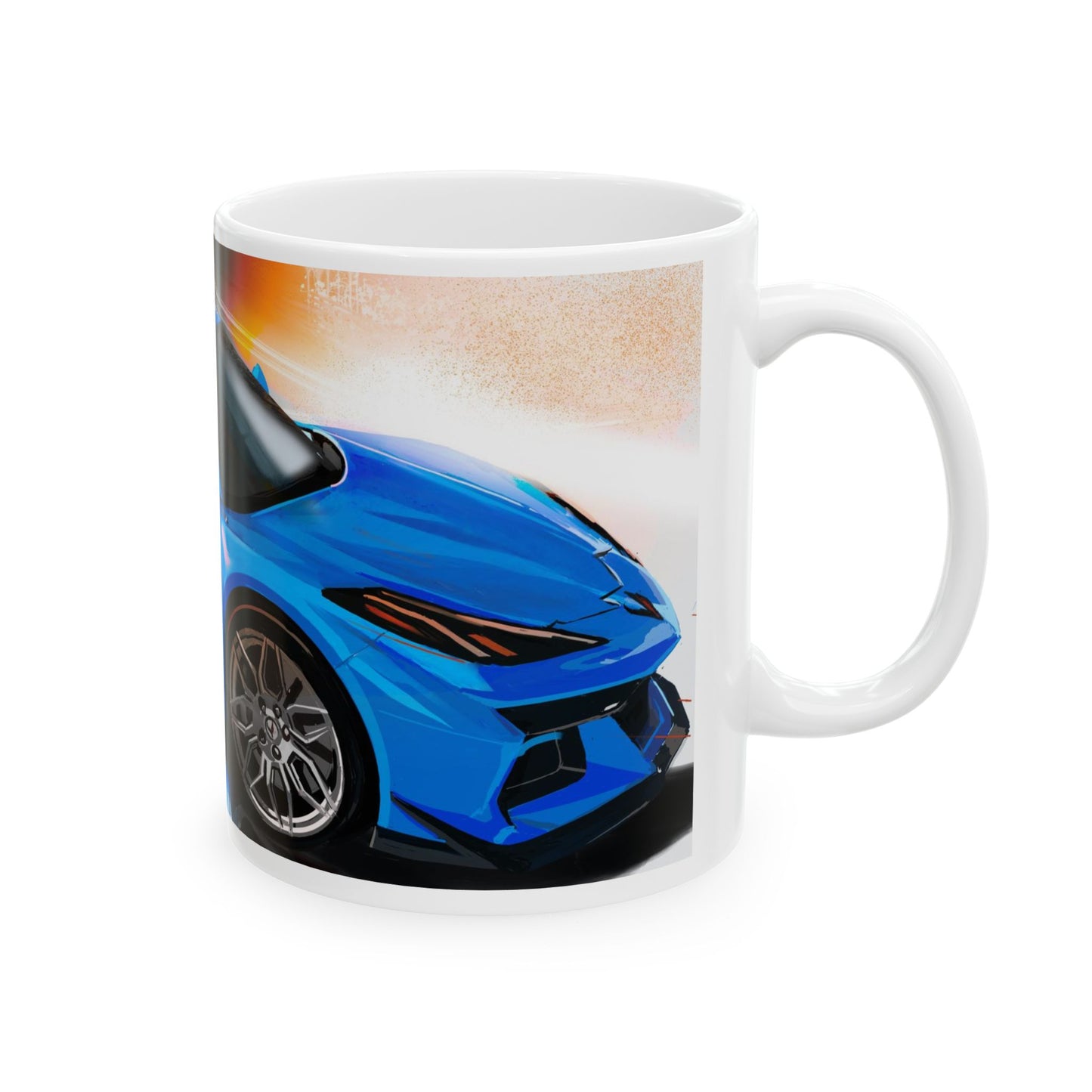 Chevrolet Corvette C8 Z06 Ceramic American muscle Coffee Tea Mug, 11oz