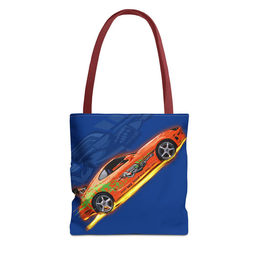 The Fast and Furious Supra Library Carry Tote Bag (AOP)