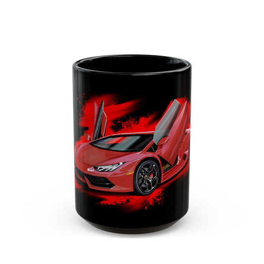 Red Lamborghini huracan Mug coffee tea(11oz, 15oz)