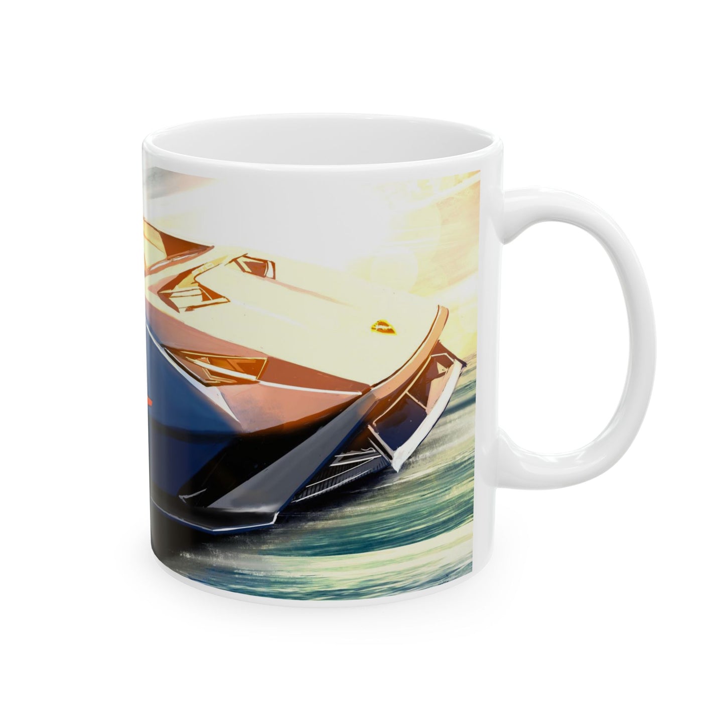 Lamborghini STO Ceramic Coffee Tea Mug, 11oz