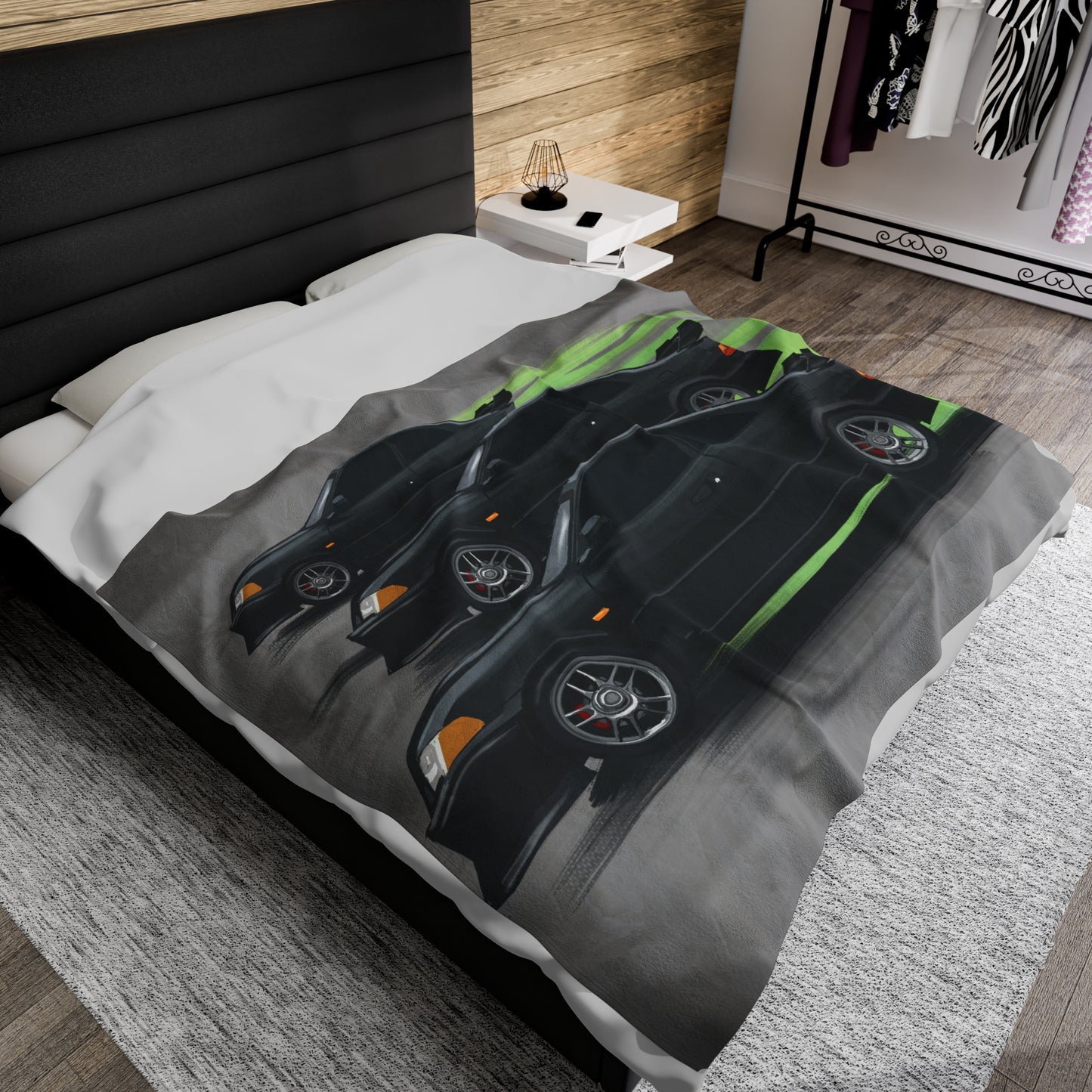 Honda civic fast and furious Microfiber Blanket