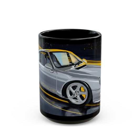 911 sports car 993 Black Coffee Tea Mug (11oz, 15oz)