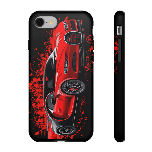 Bugatti Red Chiron Case iPhone 16 15 14 13 12 11 Pro max Samsung Galaxy Pixel