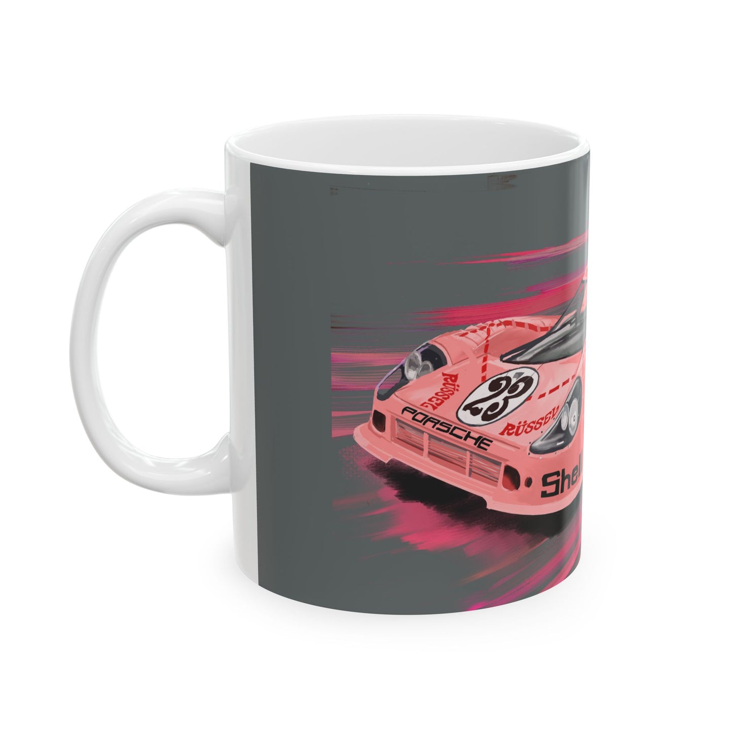 Pink Pig 917 Ceramic Coffee Tea Mug, 11oz