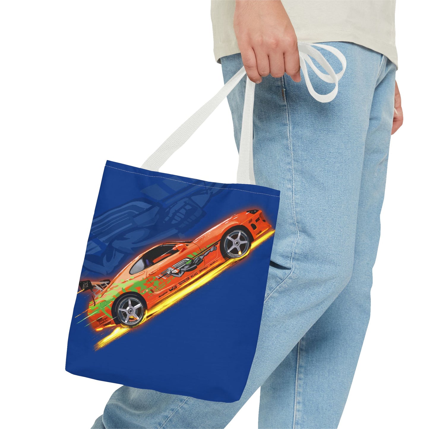 The Fast and Furious Supra Library Carry Tote Bag (AOP)