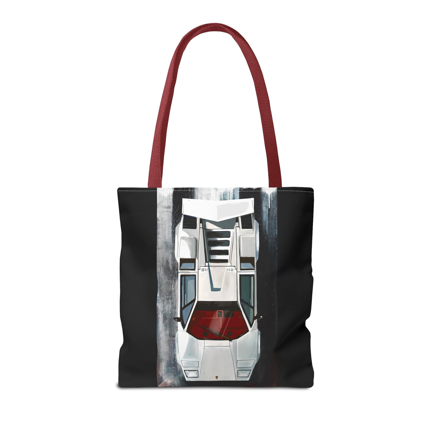 Lamborghini Countach Library Carry Tote Bag (AOP)