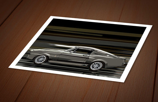 Eleanor Mustang print artwork