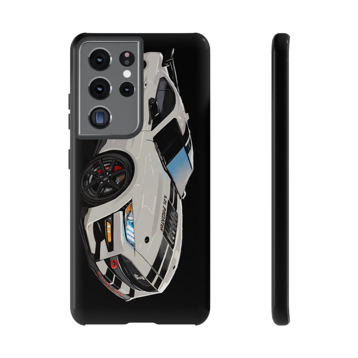 White gt500 car iPhone 17 16 15 14 13 12 Pro Samsung galaxy pixel