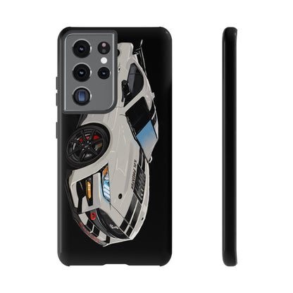 White gt500 car iPhone 17 16 15 14 13 12 Pro Samsung galaxy pixel