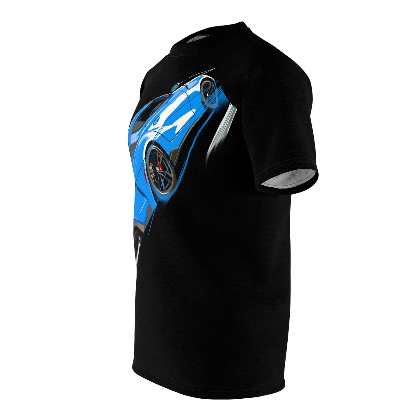 Blue Toyota Supra JDM Unisex Cut & Sew tshirt (AOP)