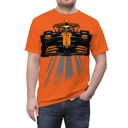 McLaren racing Lando Norris F1 car Unisex Cut & Sew Tshirt(AOP)
