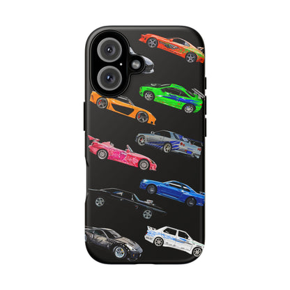 Fast and furious movie cars Case iPhone 16 15 14 13 12 11pro Samsung Galaxy Pixel