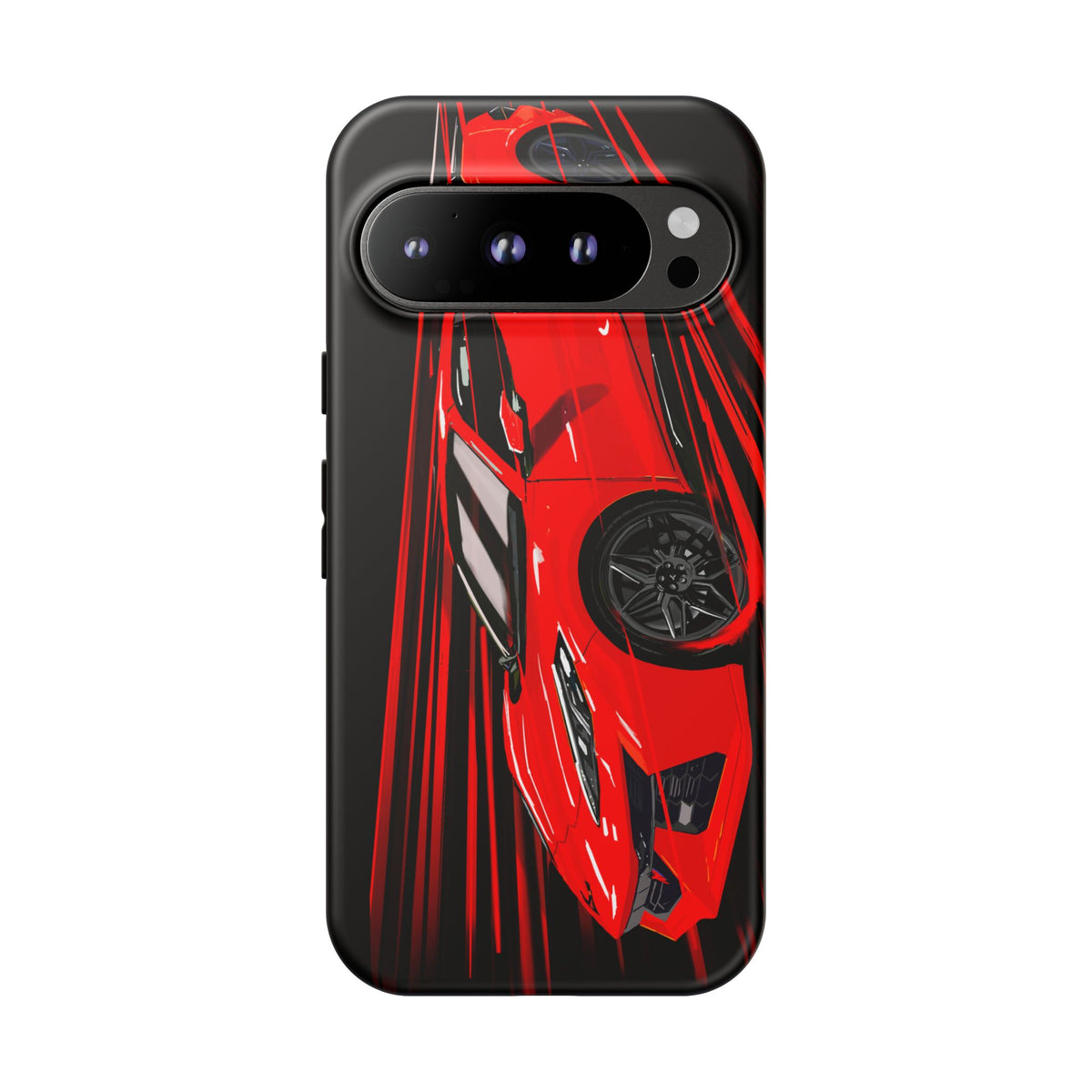 Red C8 corvette Z06 Case iPhone 18 17 16 15 14 13 12 11 Pro Samsung Galaxy Pixel