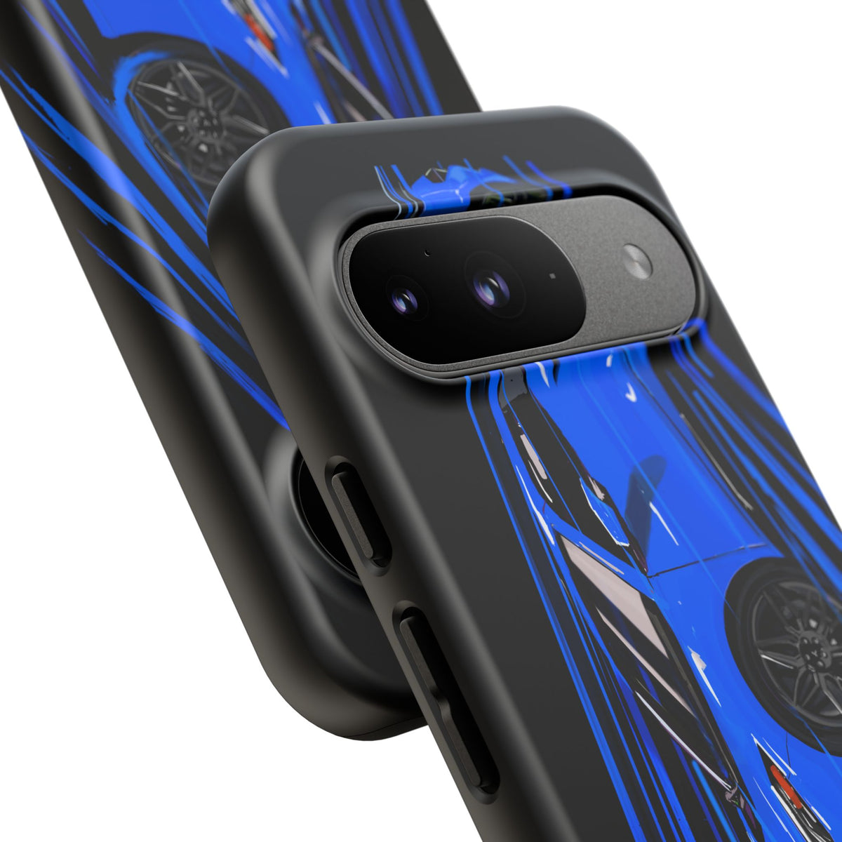 Blue Corvette C8 z06 Design for iPhone 18 17 16 15 14 13 Pro Max