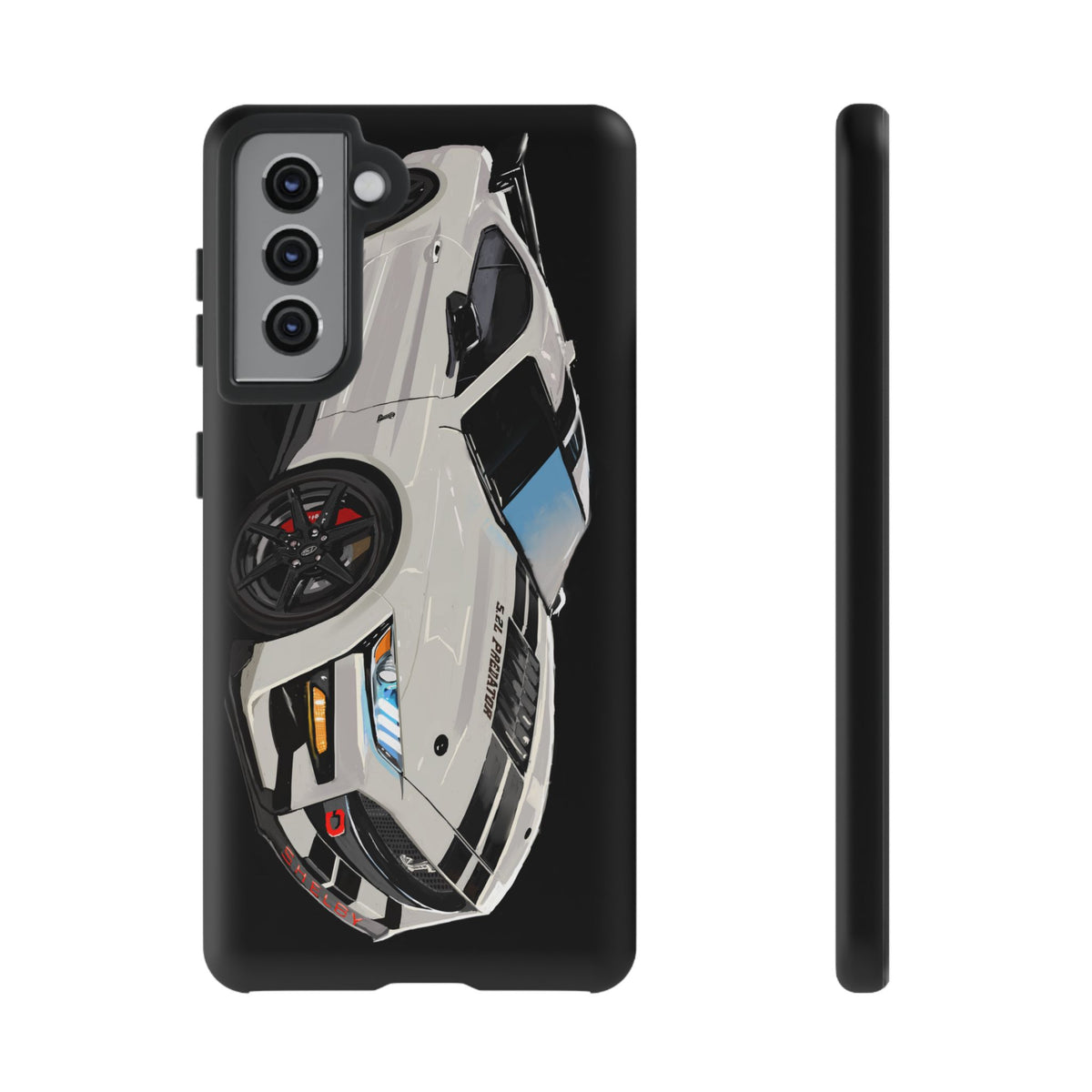 White gt500 car iPhone 17 16 15 14 13 12 Pro Samsung galaxy pixel