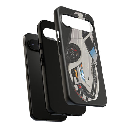 White gt500 car iPhone 17 16 15 14 13 12 Pro Samsung galaxy pixel
