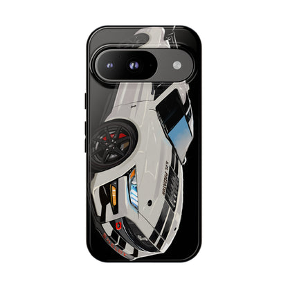 White gt500 car iPhone 17 16 15 14 13 12 Pro Samsung galaxy pixel
