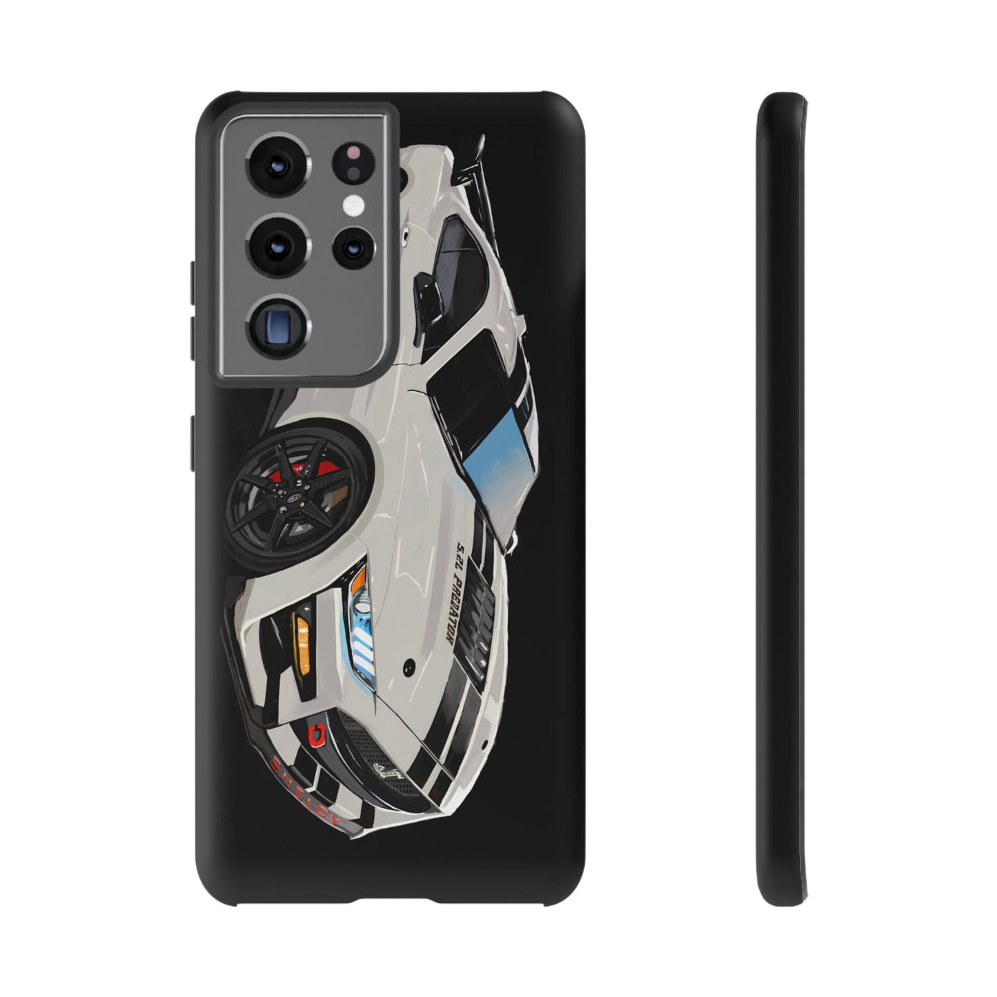 White gt500 car iPhone 17 16 15 14 13 12 Pro Samsung galaxy pixel