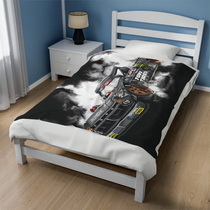 Hoonitruck drifting F150 truck Velveteen Plush Blanket