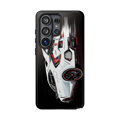 White Type-r civic Case iPhone 18 17 16 15 14 13 12 Pro Samsung Galaxy Pixel