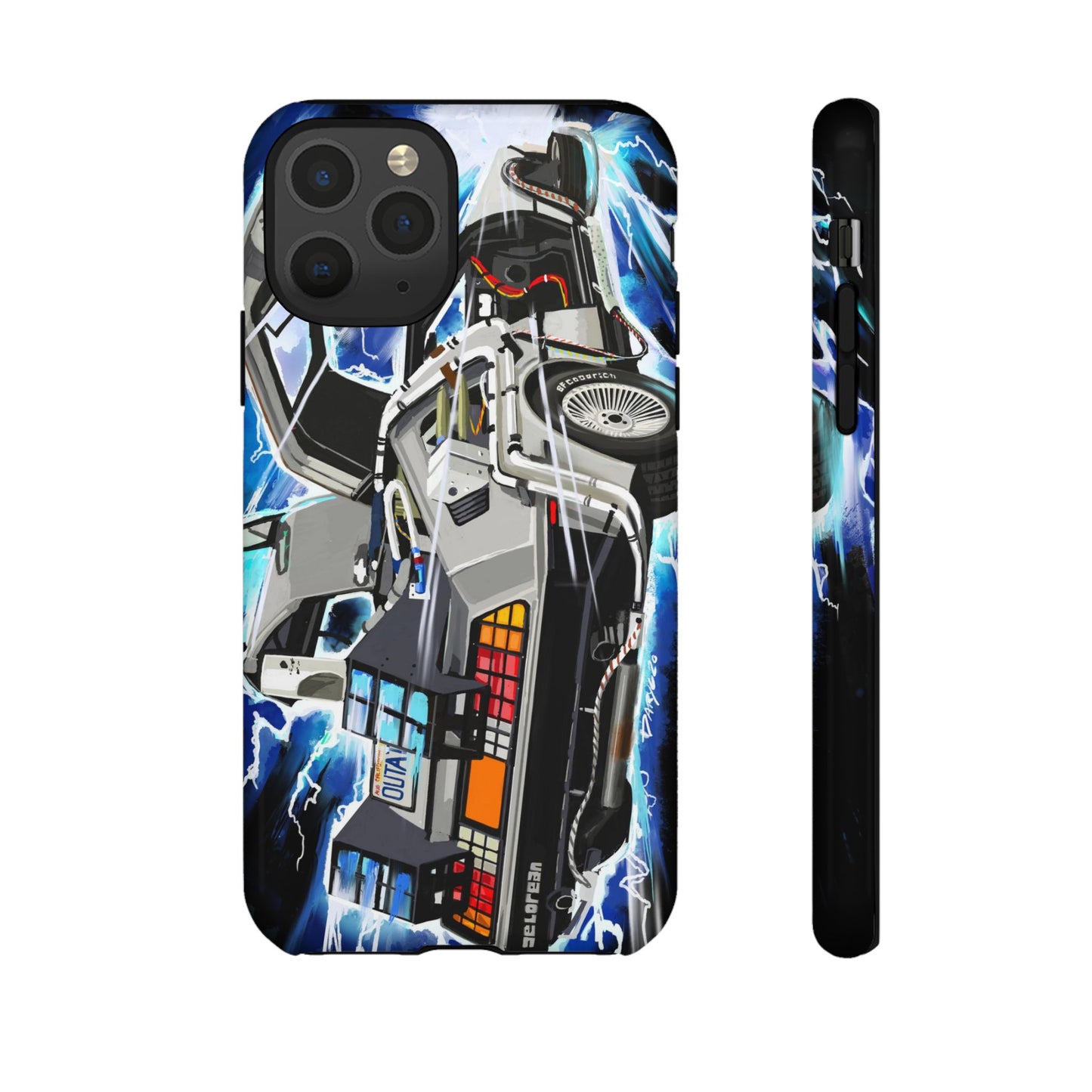 Delorean dmc 12 Case iPhone 16 15 14 13 12 11 Pro max Samsung Galaxy Pixel Slim