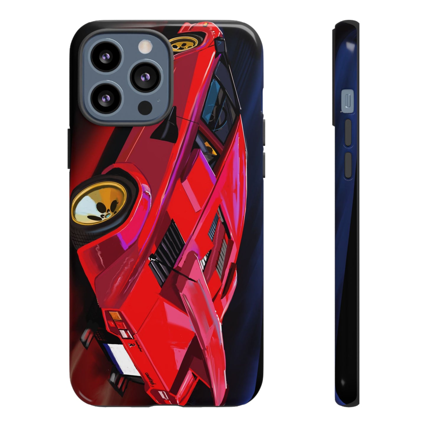 Lamborghini Countach iPhone 16 15 14 13 12 11 Pro max Samsung Galaxy Pixel Slim