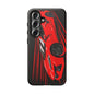 Red C8 corvette Z06 Case iPhone 18 17 16 15 14 13 12 11 Pro Samsung Galaxy Pixel