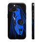 Blue Corvette C8 z06 Design for iPhone 18 17 16 15 14 13 Pro Max