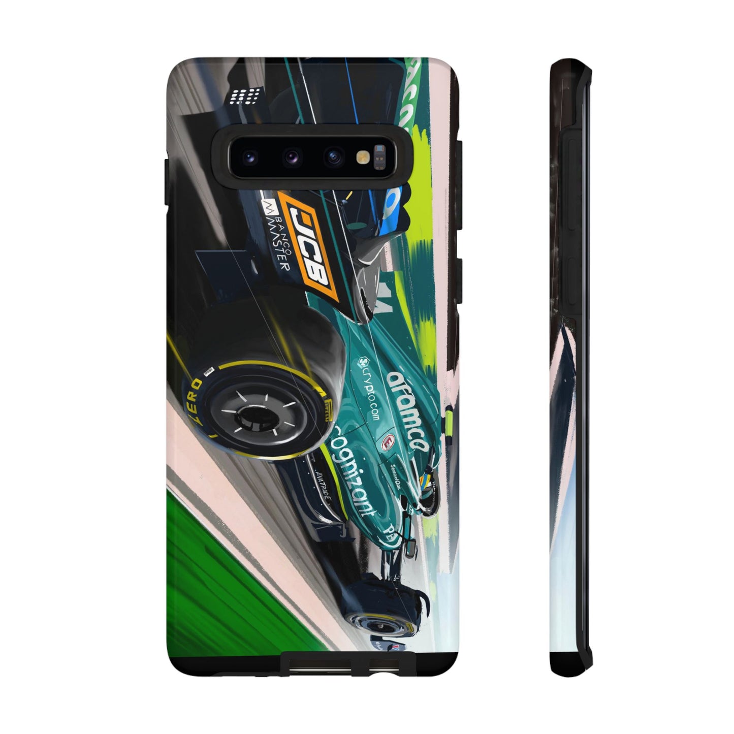 Fernando Alonso Aston Martin F1 Case iPhone 16 15 14 13 12 Samsung Galaxy Pixel