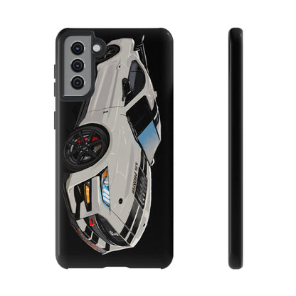 White gt500 car iPhone 17 16 15 14 13 12 Pro Samsung galaxy pixel