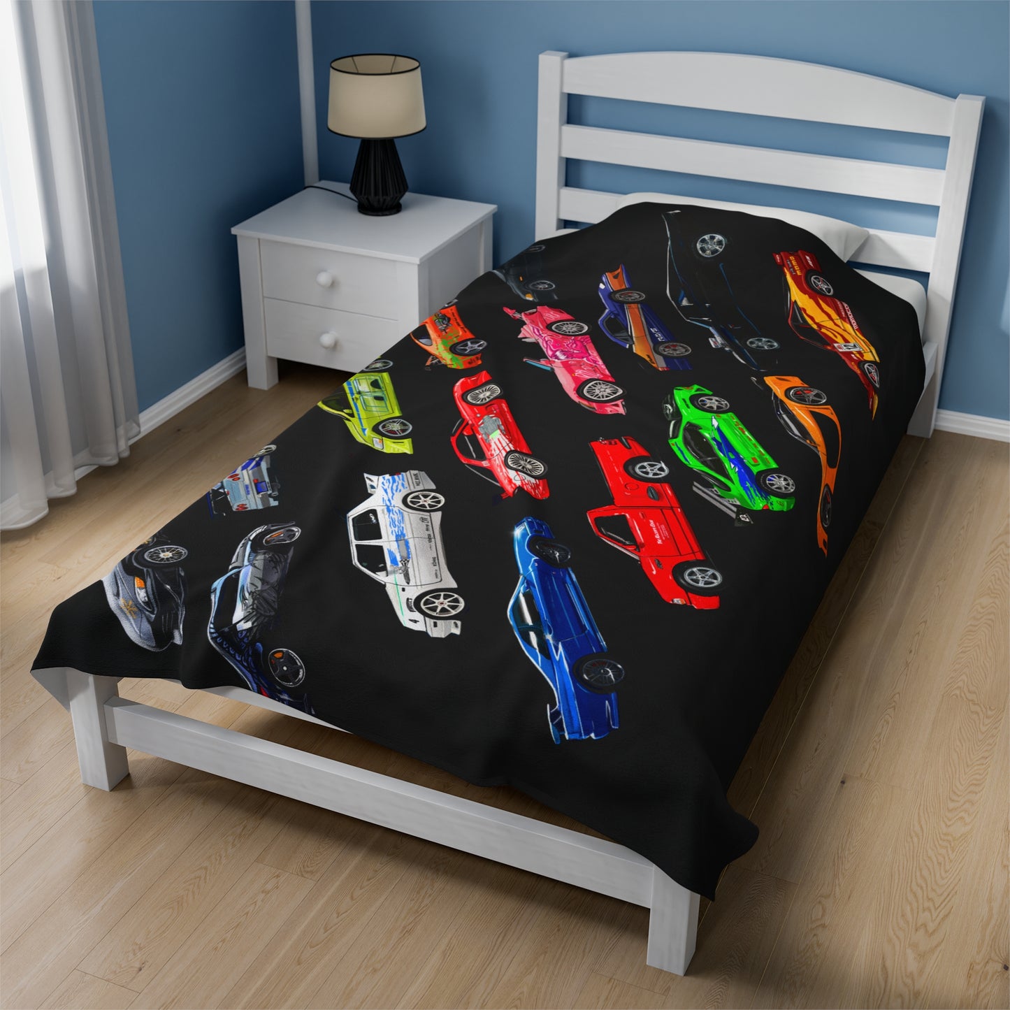 Fast and furious JDM movie cars Velveteen Plush Blanket
