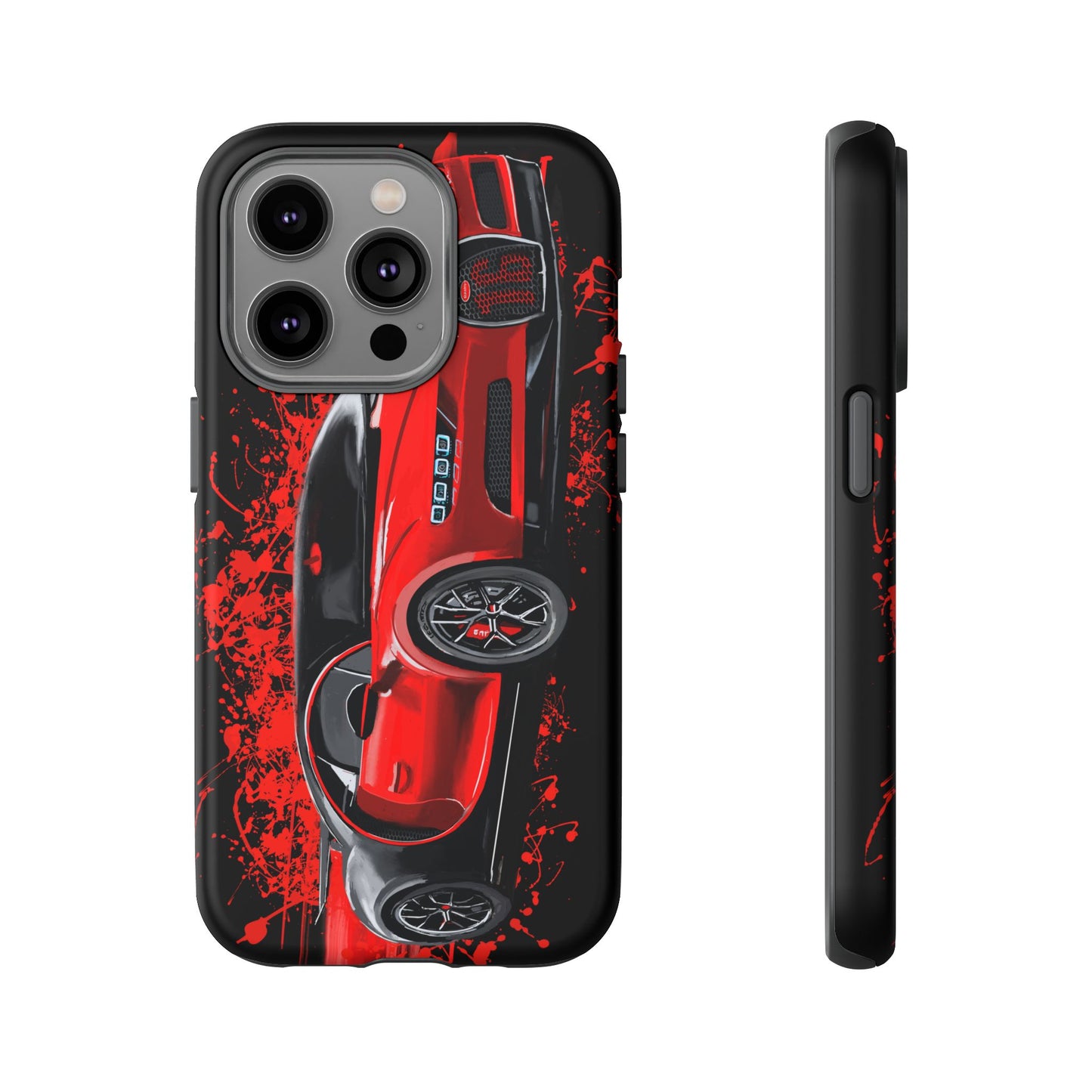 Red Bugatti Chiron Case iPhone 16 15 14 13 12 11 Pro max Samsung Galaxy Pixel