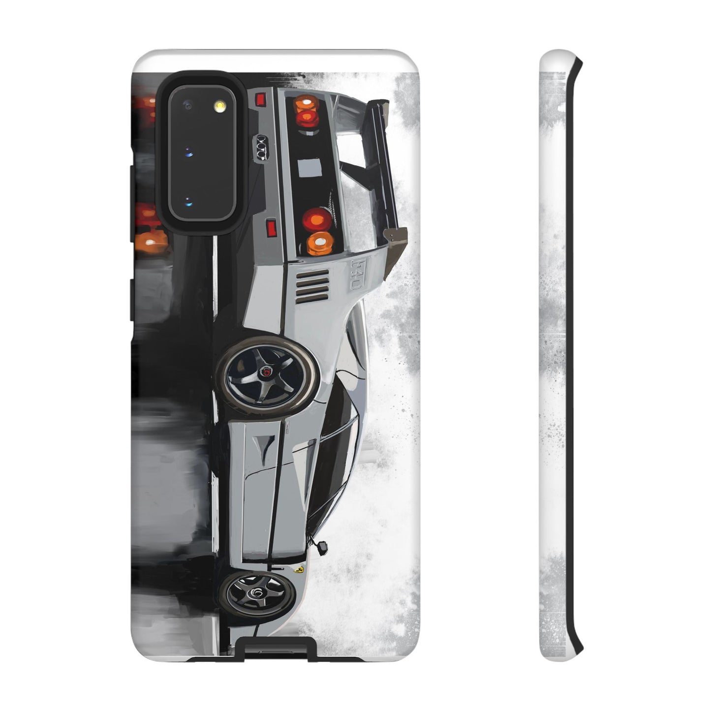 Gray Ferrari F40 Case iPhone 16 15 14 13 12 11 Pro max Samsung Galaxy Pixel