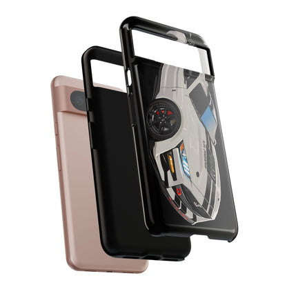 White gt500 car iPhone 17 16 15 14 13 12 Pro Samsung galaxy pixel