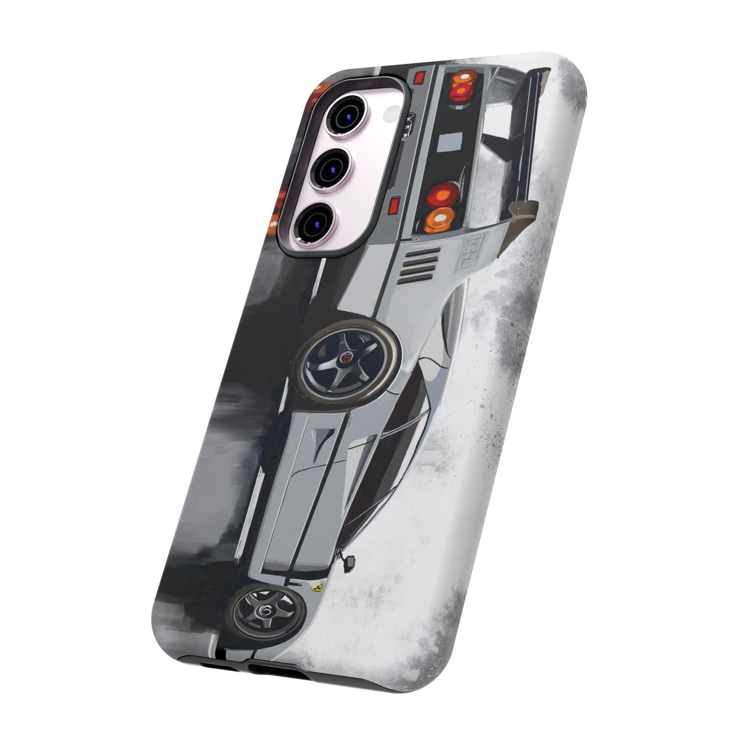 Gray Ferrari F40 Case iPhone 16 15 14 13 12 11 Pro max Samsung Galaxy Pixel