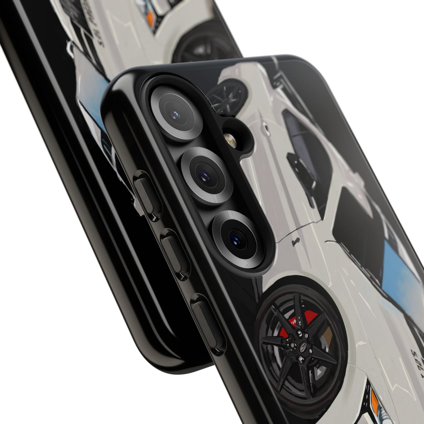White gt500 car iPhone 17 16 15 14 13 12 Pro Samsung galaxy pixel